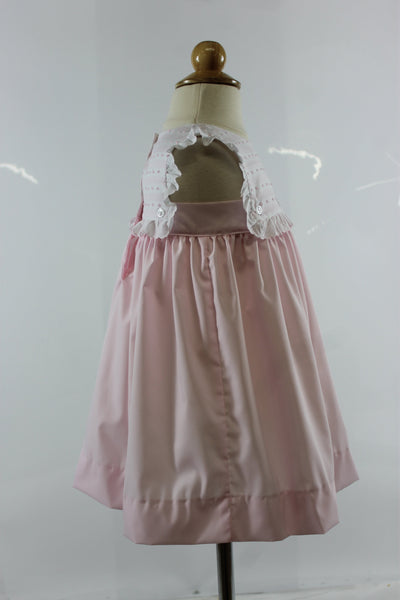 Emma Dress - Pink Broadcloth