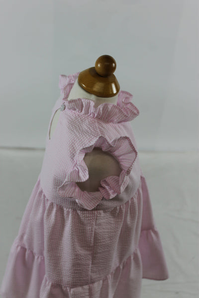 Mavora Dress with Angel - Pink Stripe Seer