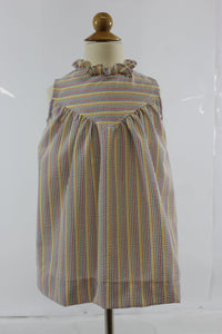 Princeton dress- rainbow stripe seer