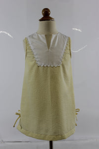 Malibu Dress - yellow Stripe Seer