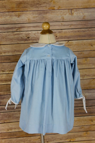 Anna Dress - Blue Corduroy