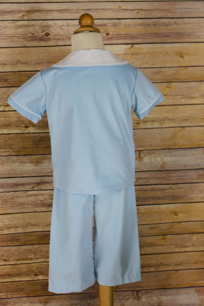 Charlie Boy Set - Blue Corduroy