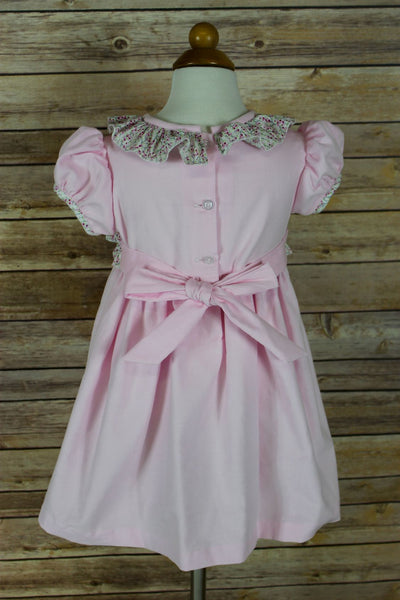 Charlotte Dress - Pink Corduroy