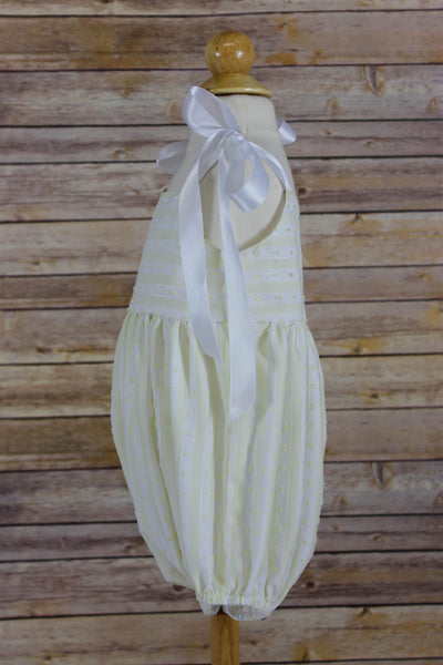 Ribbon Bubble - Yellow Stripe Swiss
