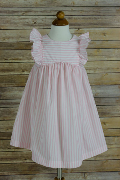 Addison Dress - Pink Stripe