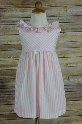 Trish Dress - Pink Stripe