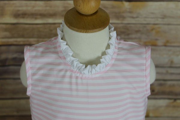 Drop Waist Dress - Pink Stripe