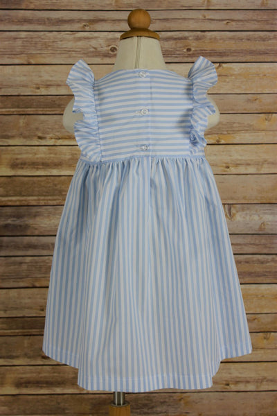 Addison Dress - Blue Stripe