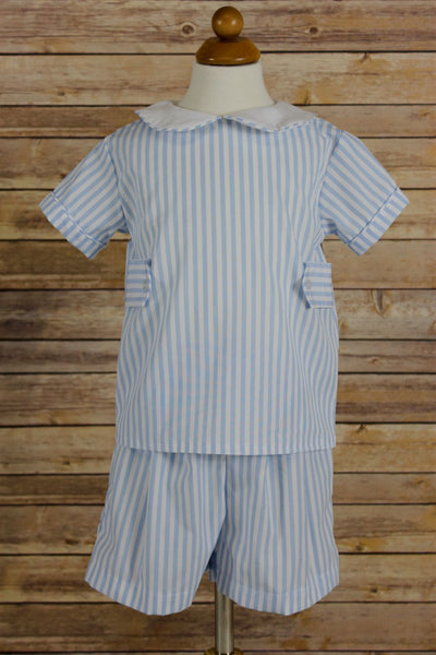 Tyler Boy Set - Blue Stripe