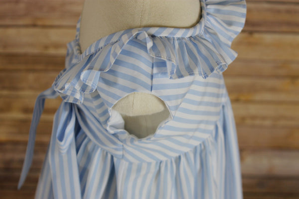 Trish Dress - Blue Stripe