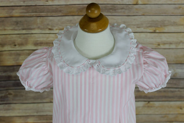 Grace Dress - Pink Stripe
