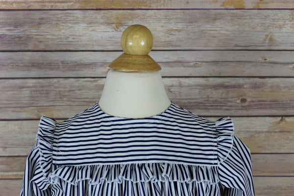 Sydney Dress - navy stripe