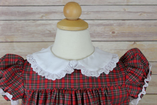 Christy Dress - Red Red Plaid