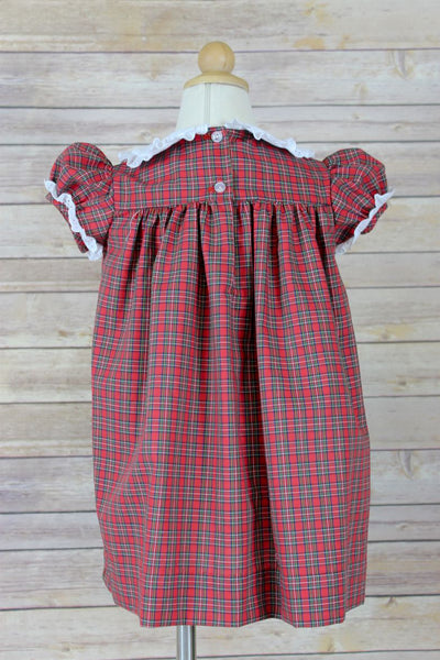 Christy Dress - Red Red Plaid