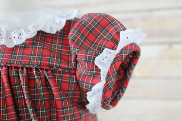 Christy Bubble - Red Red Plaid